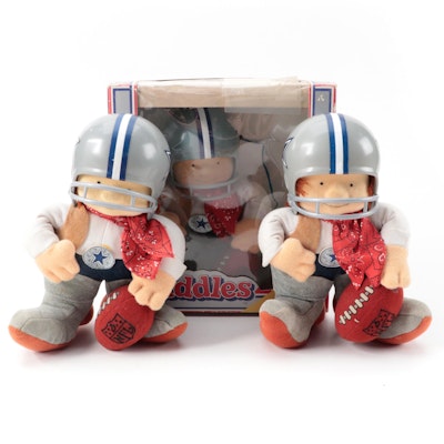 Three NFL Huddles Dallas Cowboys Mascot Plush Stuffed Toys