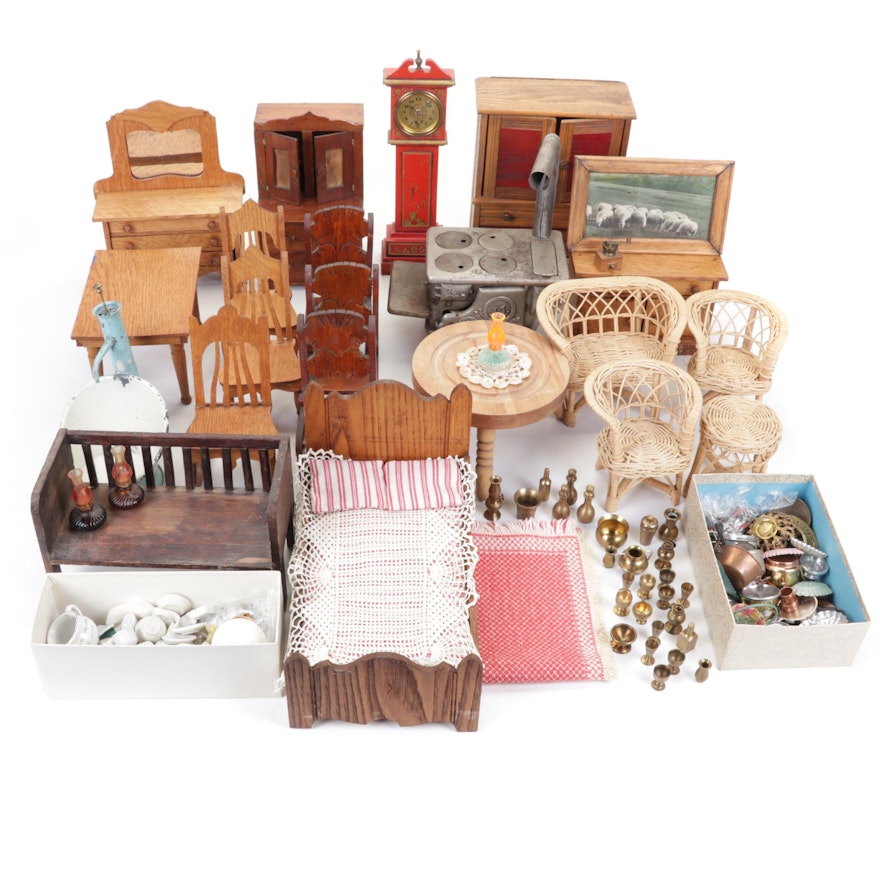 Doll House Furniture and Accessories, 20th Century