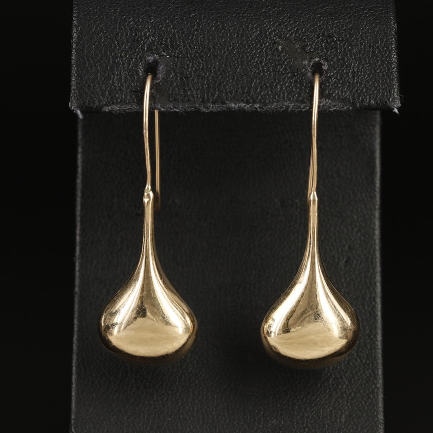 14K Pendulum Earrings
