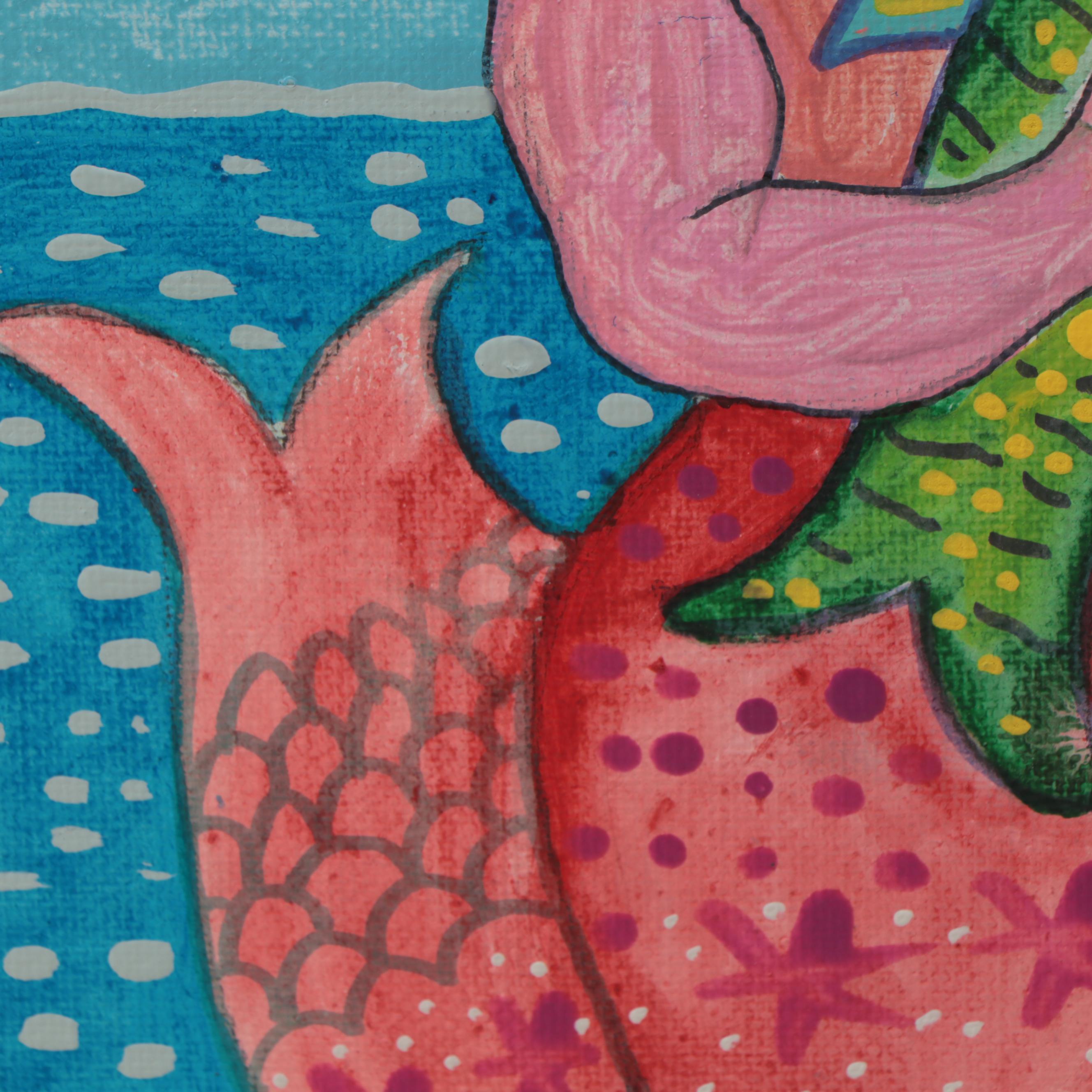 Alfredo Garcia Acrylic Painting "Merman" EBTH