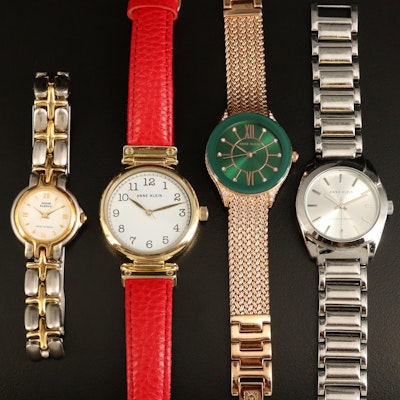 Collection of Four Anne Klein Wristwatches