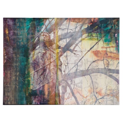 Tracy Casagrande Clancy Mixed Media Composition "Echoes of You," 21st Century