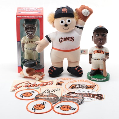Genuine Merchandise "Barry Bonds" Bobblehead with Other Giants Memorabilia