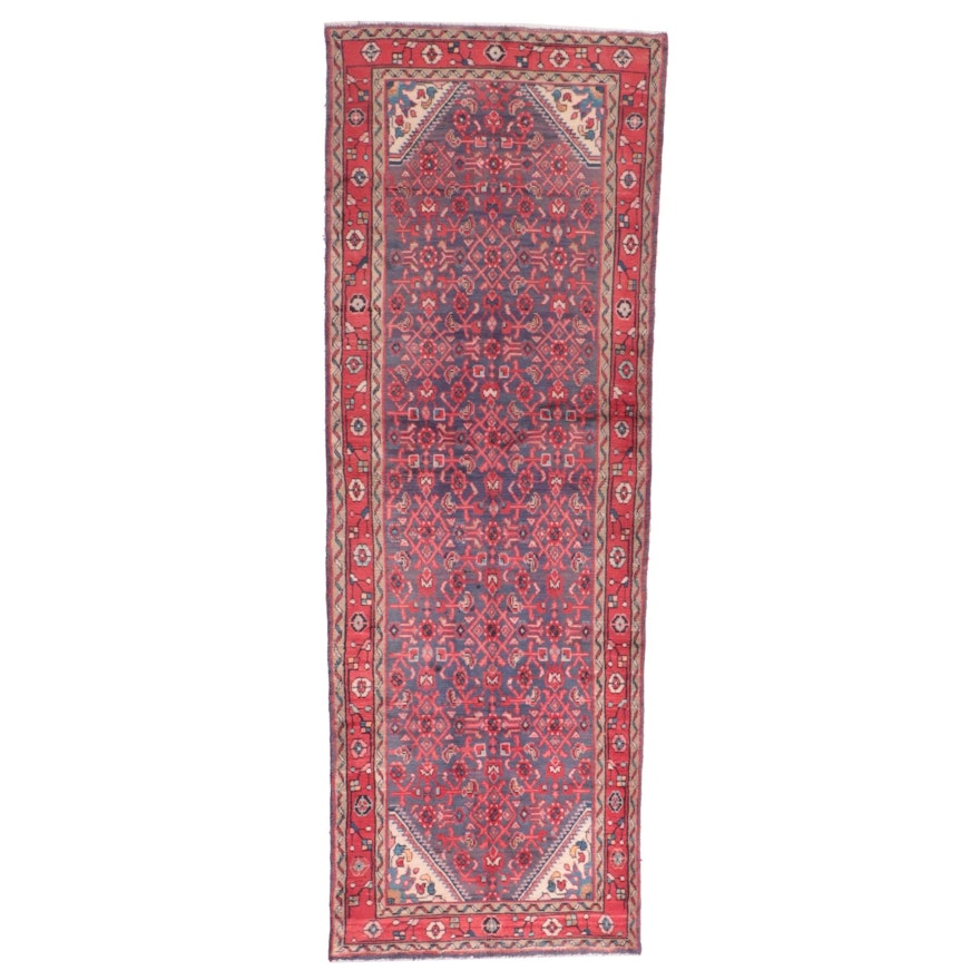 3'6 x 10'1 Hand-Knotted Persian Hamadan Long Rug
