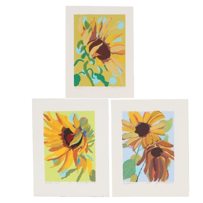 Jean Pierce Cogswell Sunflower Serigraphs