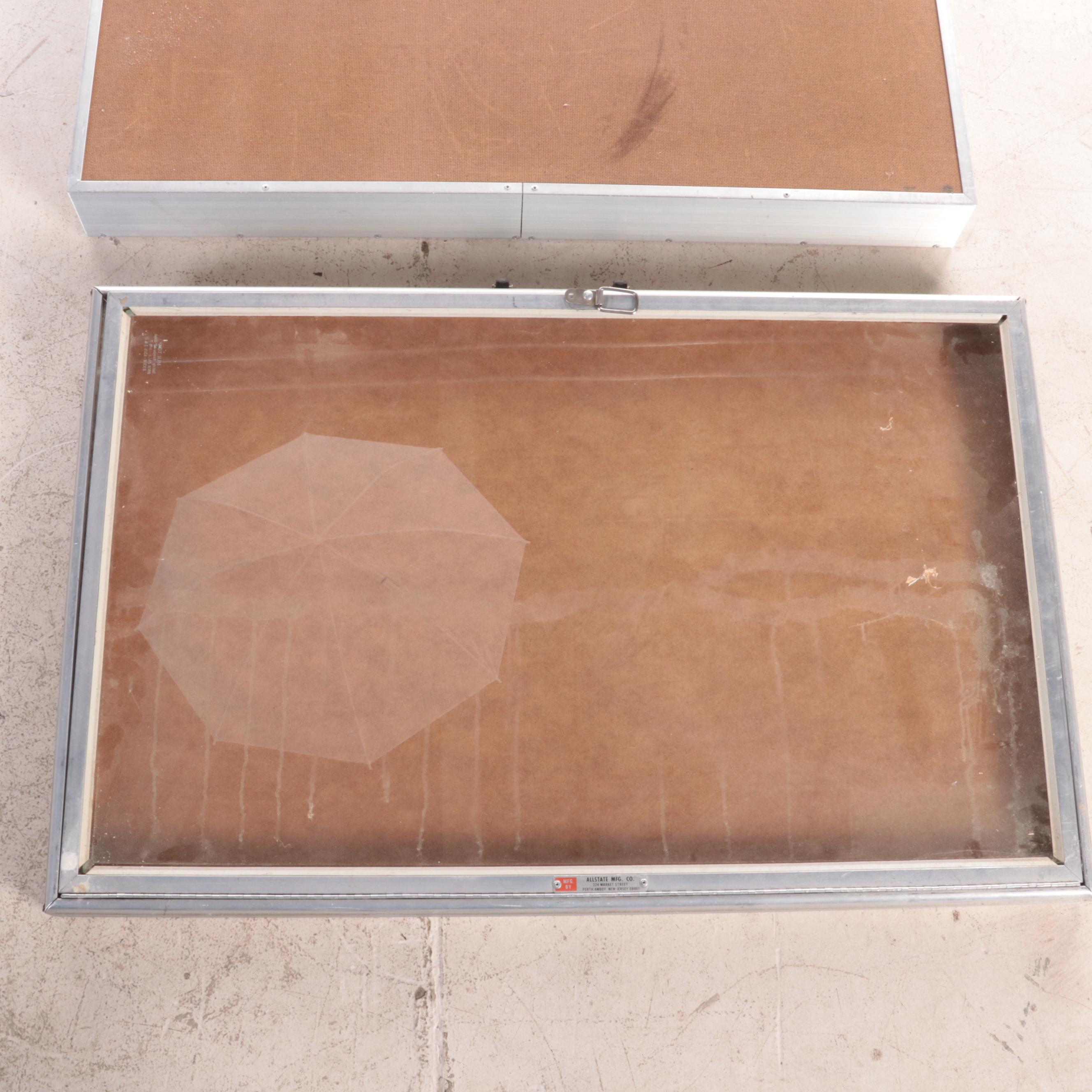 Allstate Mfg. Co. Handled Travel Display Boxes EBTH