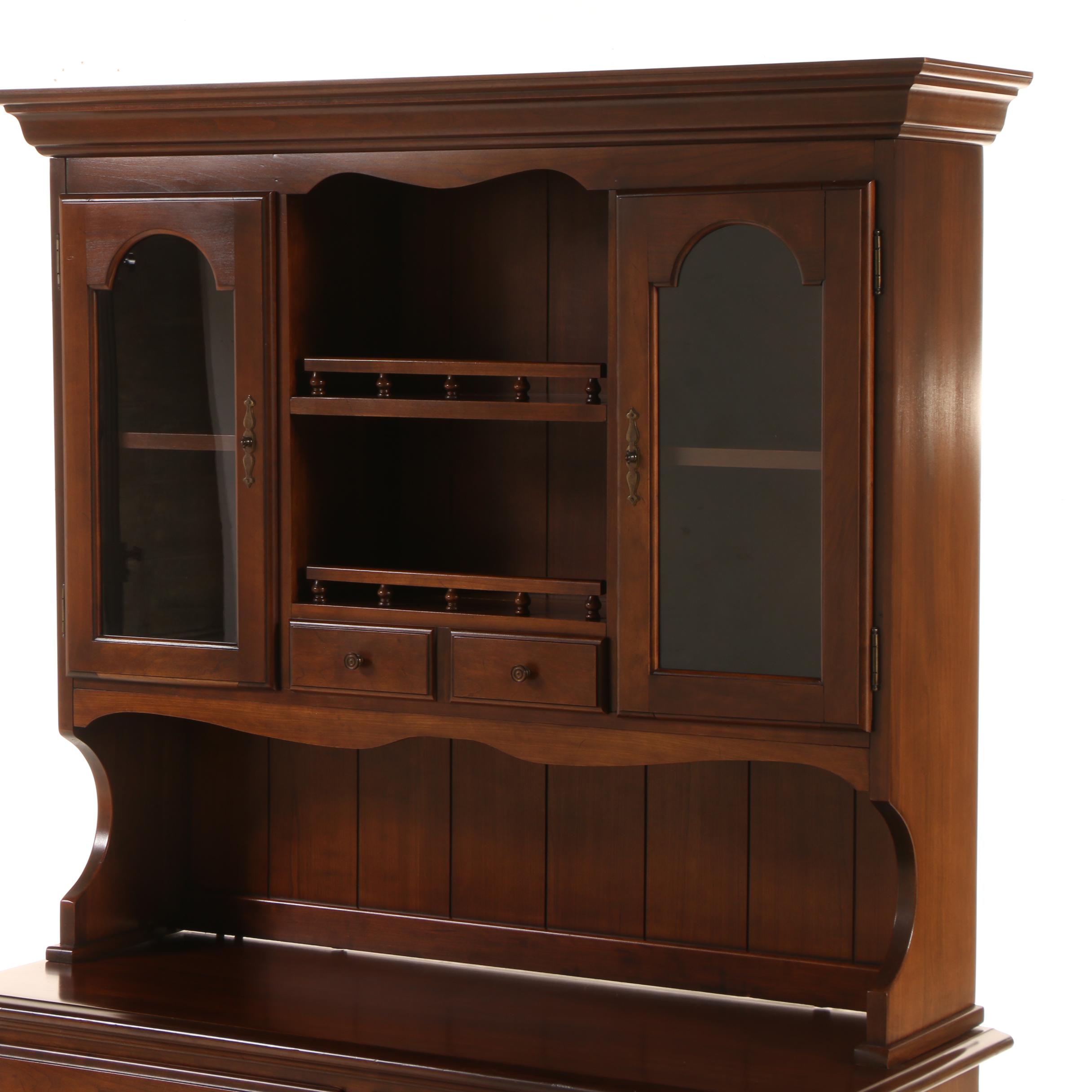 YoungHinkle "Cherry House" Chippendale Style Cherrywood Stepback China