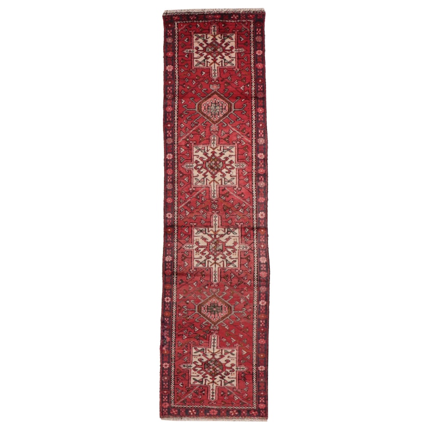 2'1 x 8'2 Hand-Knotted Indo-Persian Karaja Carpet Runner