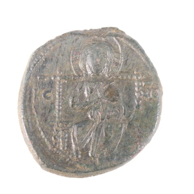 Byzantine Empire Anonymous AE Follis, ca. 1042–1055 AD