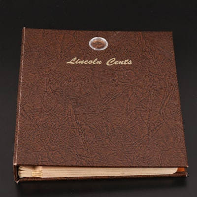 Lincoln Cent Collection in a Dansco Folder