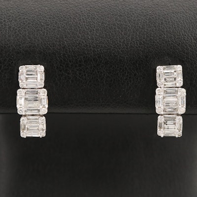 14K 1.17 CTW Diamond Earrings