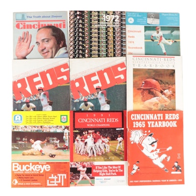 Cincinnati Reds Yearbooks, Scorecards and More, 1960s–1980s