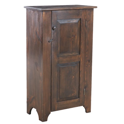 Colonial Style Pine Cabinet with Raised Panels