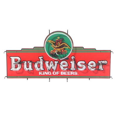 Mt. Vernon Neon Budweiser "King of Beers" Neon Sign