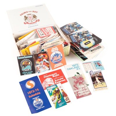 MLB, NBA, NFL, NCAA Baseball, Football and More Sports Schedule Books