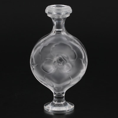 Lalique "Moulin Rouge" Crystal Perfume Bottle, Late 20th Century