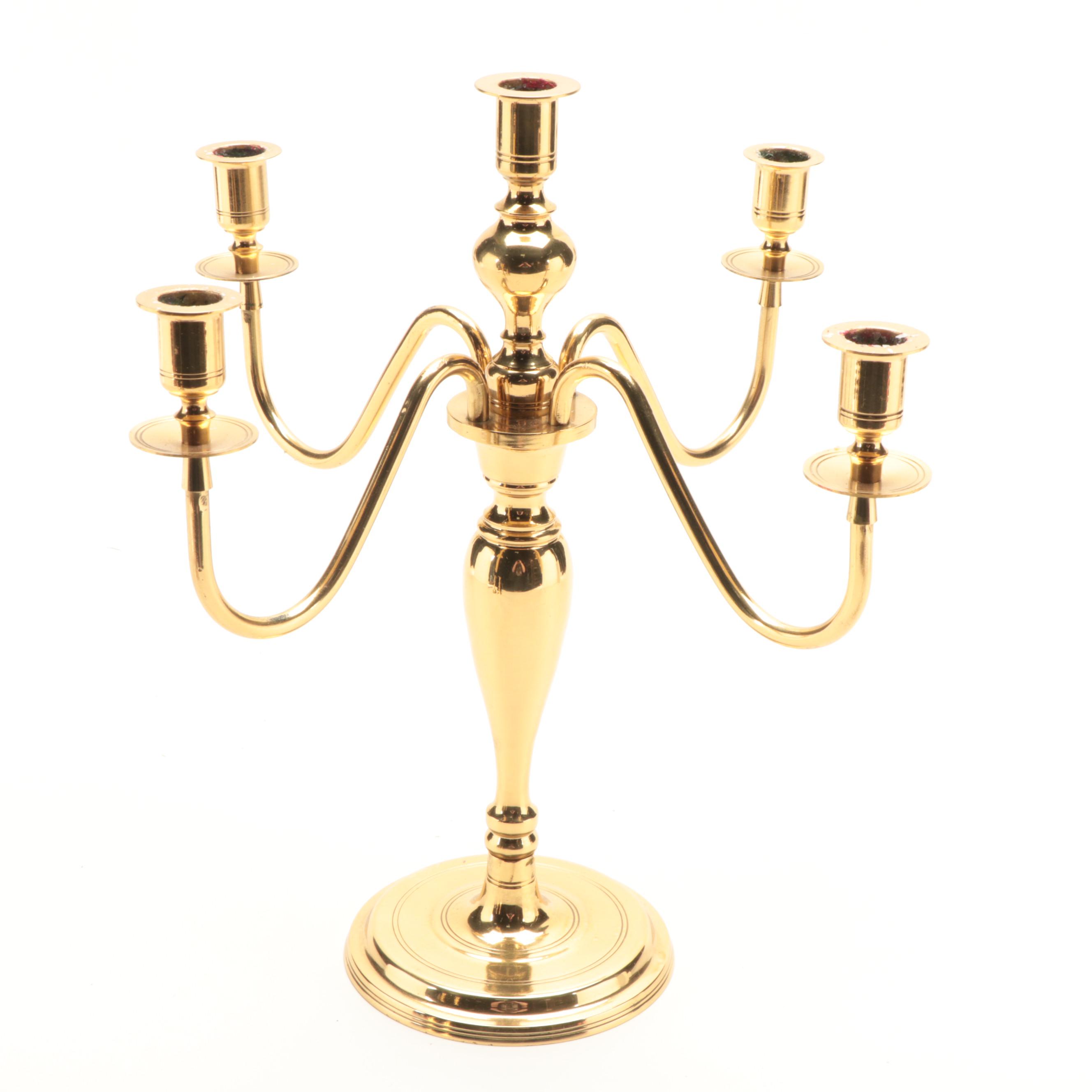 Rostand Brass Beehive and Diamond with Other Candlesticks and Candelabra EBTH