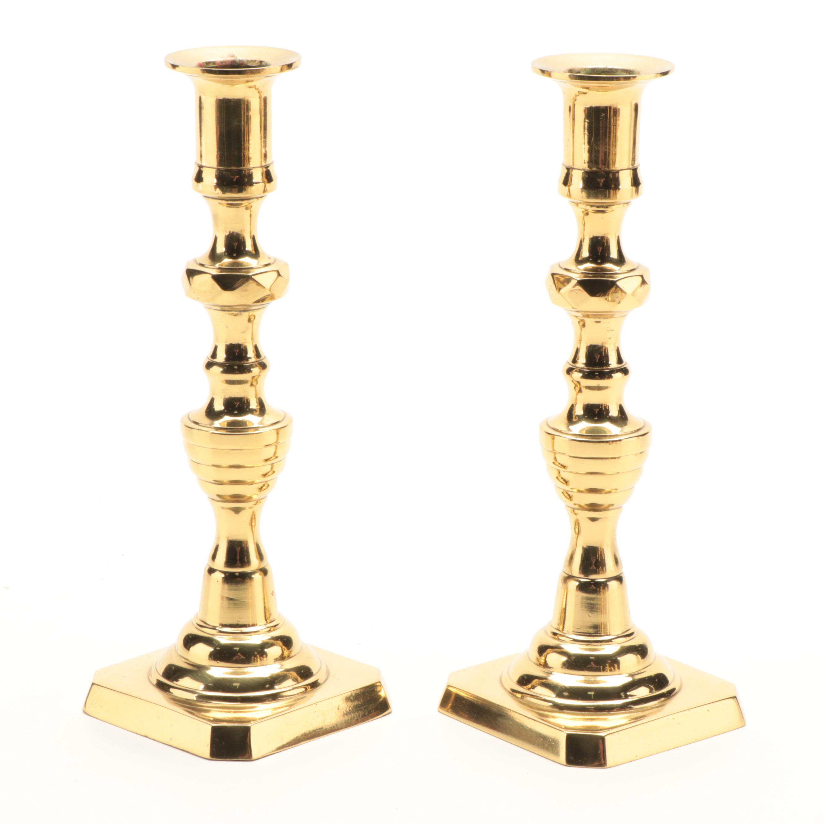 Rostand Brass Beehive and Diamond with Other Candlesticks and Candelabra EBTH