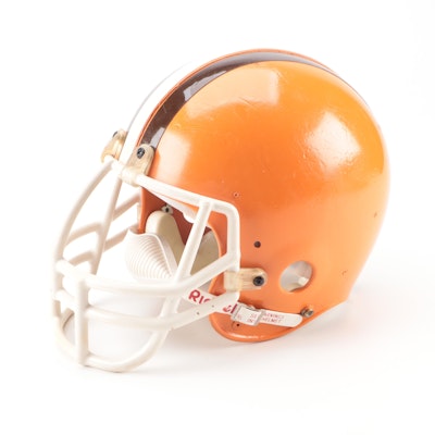 Cleveland Browns Riddell Refurbished Football Helmet and Face Mask, Vintage