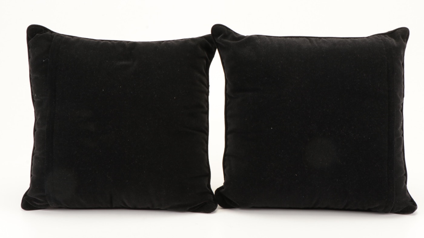 Loié and Other Needlepoint Throw Pillows, Late 20th Century | EBTH