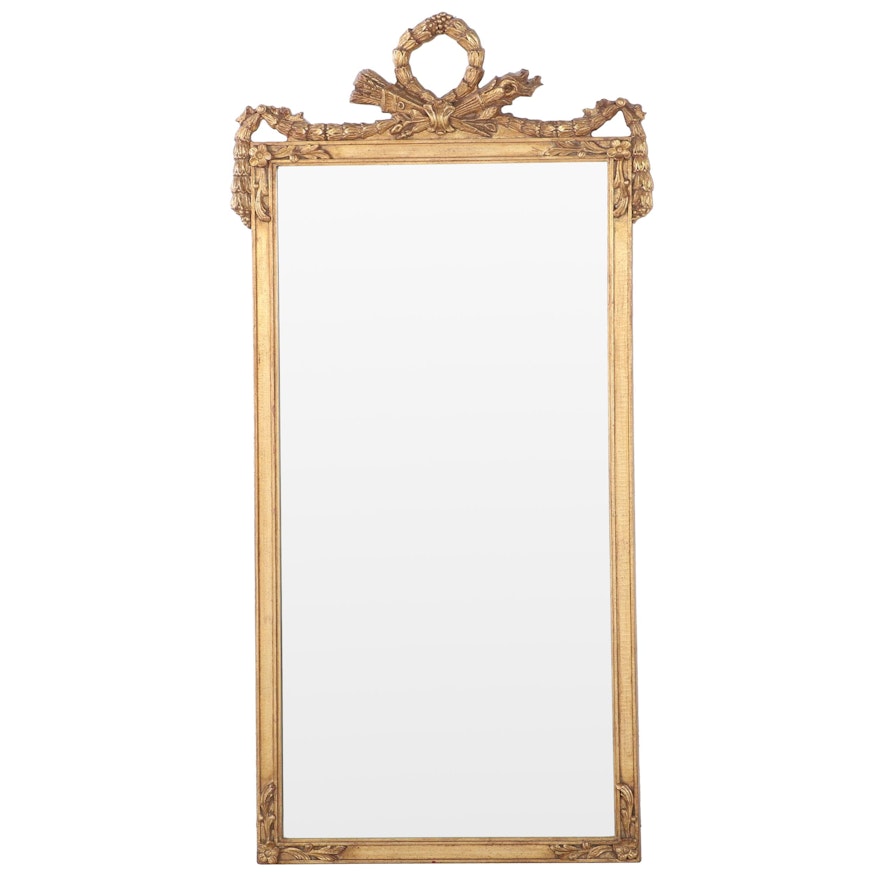 Decorative Arts Louis XV Style Giltwood Framed Wall Mirror