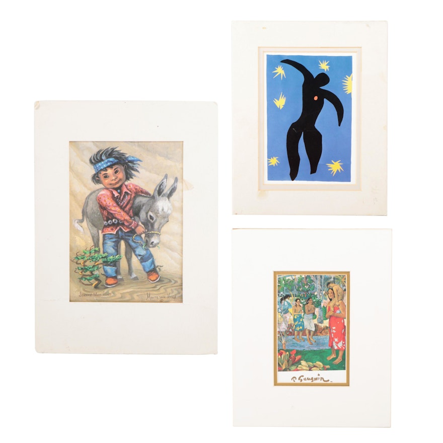 Offset Lithographs Including After Henri Matisse