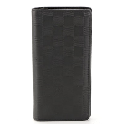 Louis Vuitton Checkbook Wallet in Damier Infini Leather