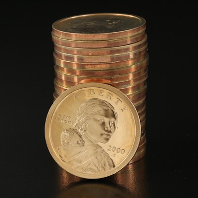 Twenty 2000-S Sacagawea Dollar Proof Coins