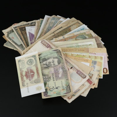 Over 100 Foreign Currency Banknotes