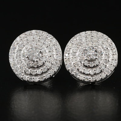 14K 0.85 CTW Diamond Earrings