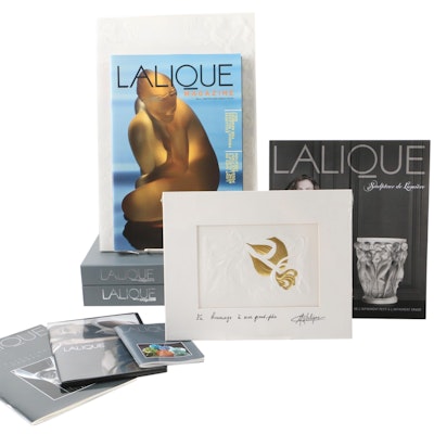Lalique Society of America Magazines and Other Lalique Brochures
