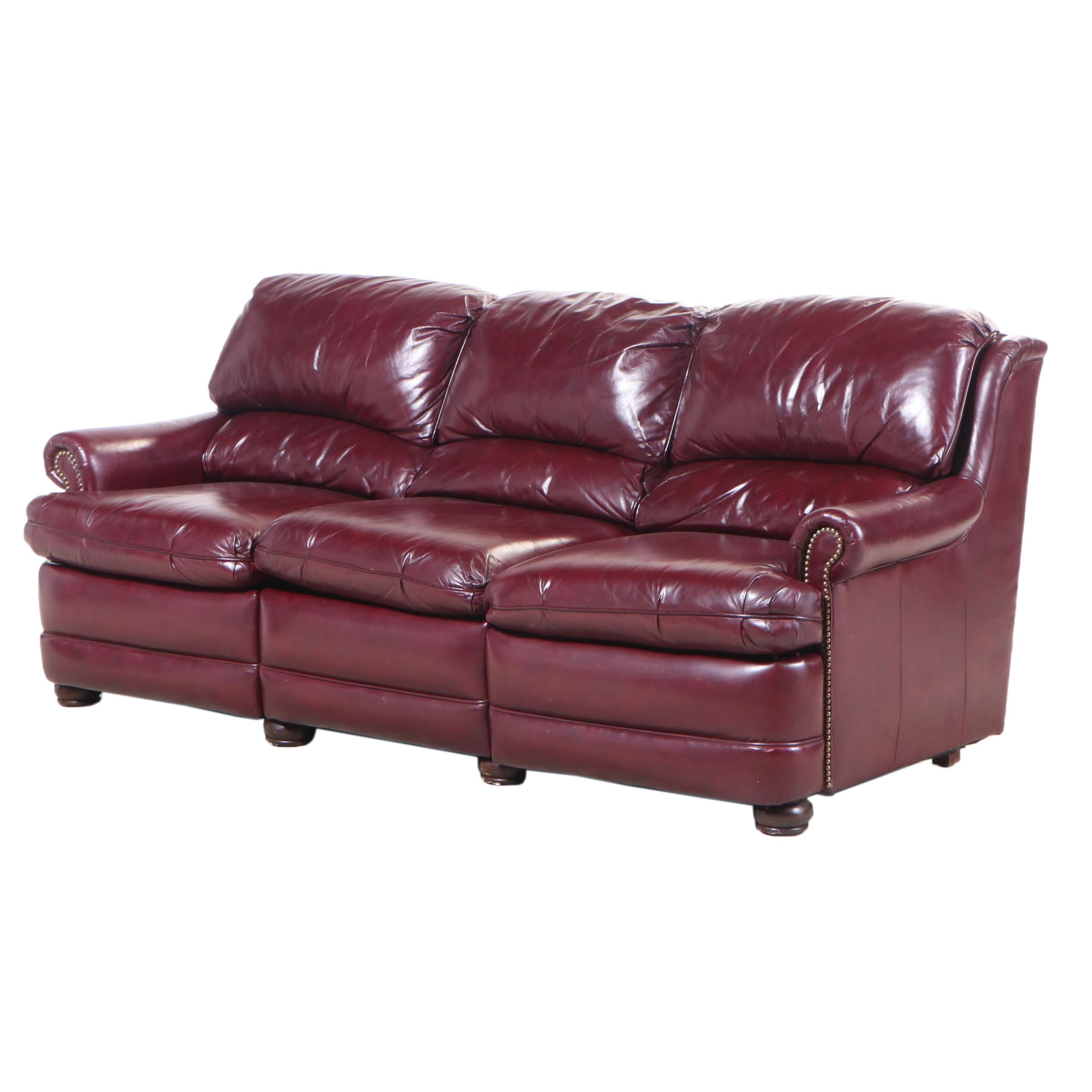 Bradington Young Leather Recliner Sofa EBTH