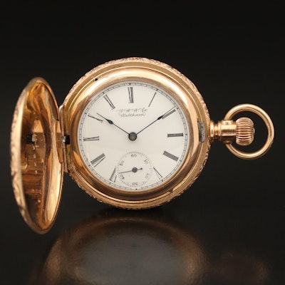 1892 Waltham Hunter Case Pocket Watch