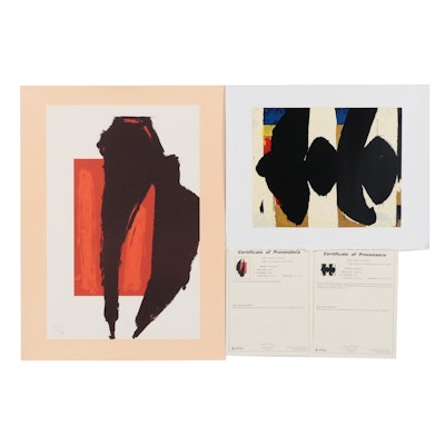 Serigraph After Robert Motherwell "Art Chicago" and Other