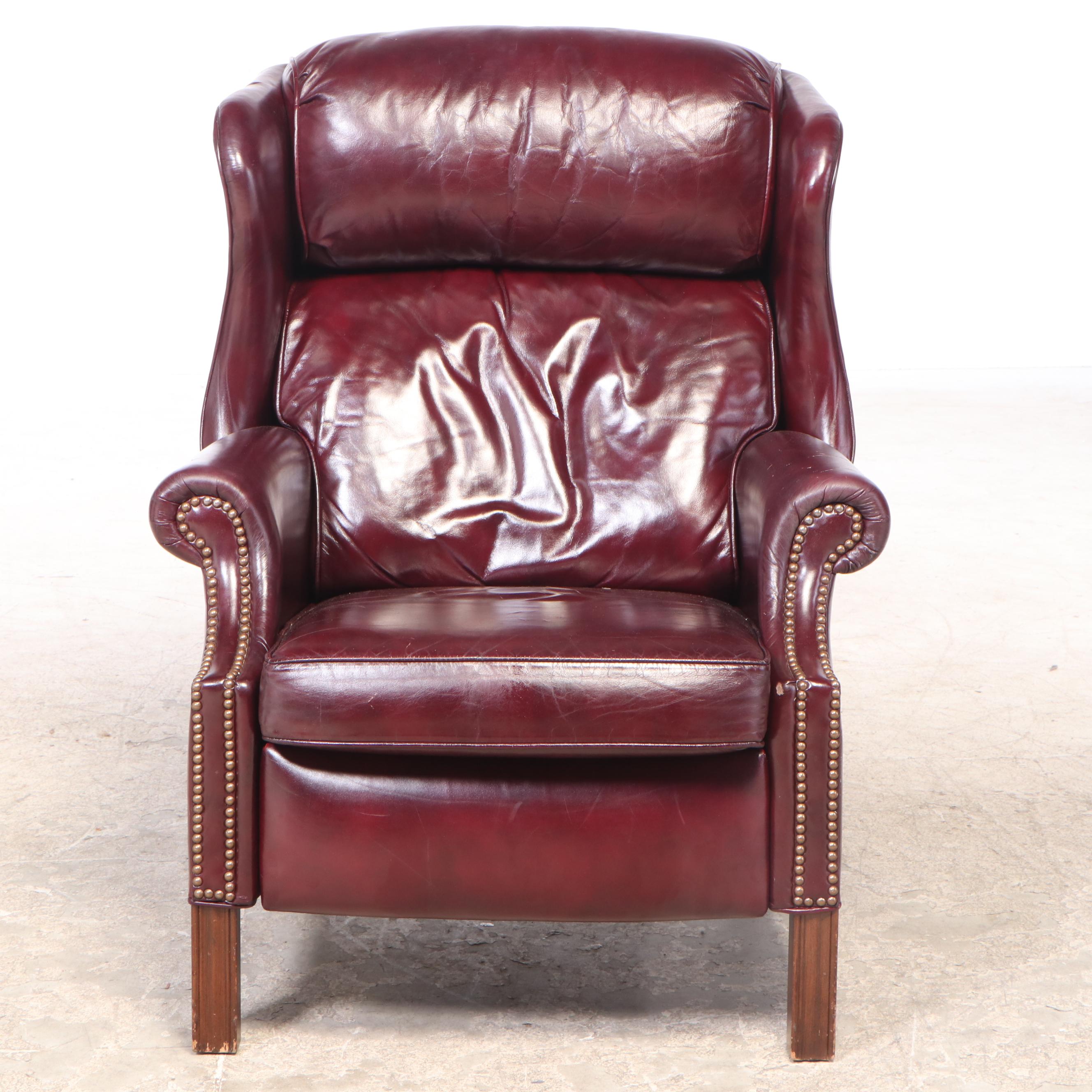Bradington Young Leather Wingback Recliner EBTH