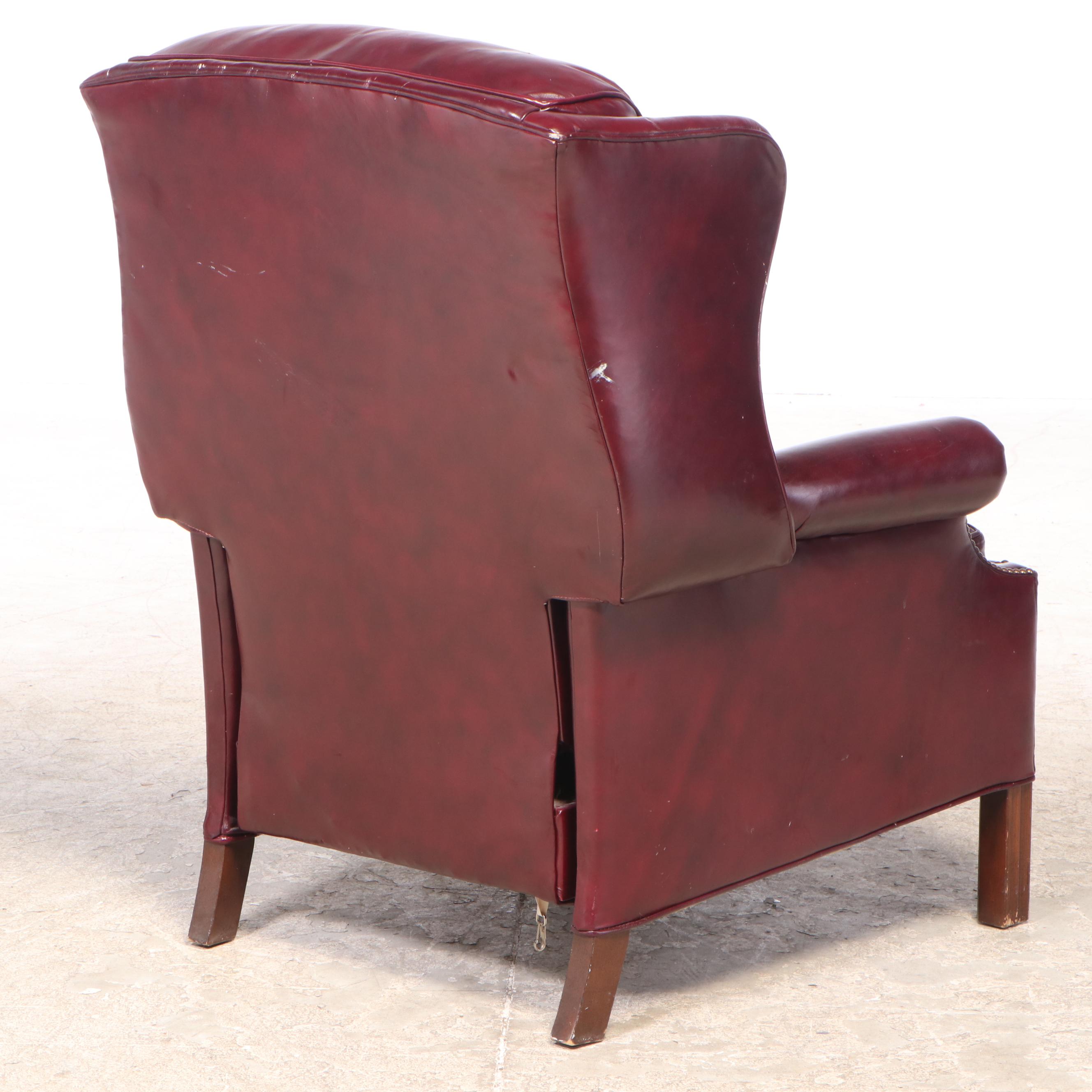 Bradington Young Leather Wingback Recliner EBTH