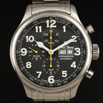 Ernst Benz Chronoscope Automatic Chronograph Wristwatch