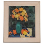 Abstract Floral Still Life Oil Painting