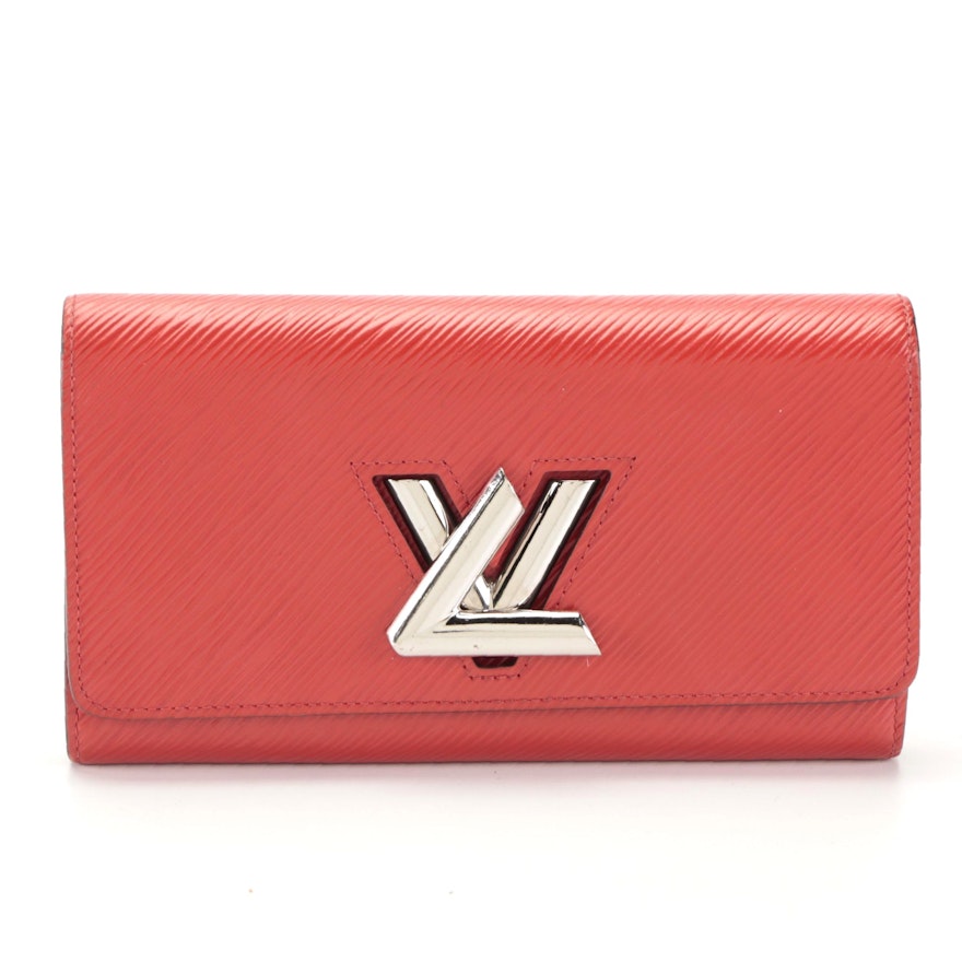 Louis Vuitton Twist Wallet in Coquelicot Epi Leather