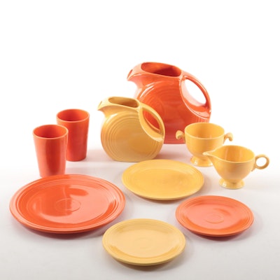 Homer Laughlin "Fiestaware" Drinkware, Plates and Table Accessories