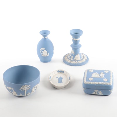 Wedgwood Blue and White Jasperware Collection