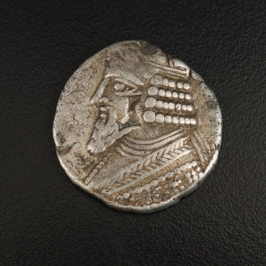 Kings of Parthia Tetradrachm of Gotarzes II, ca. 47 AD