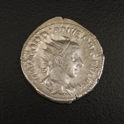 Ancient Roman AR Antoninianus of Gordian III, 238–244 AD