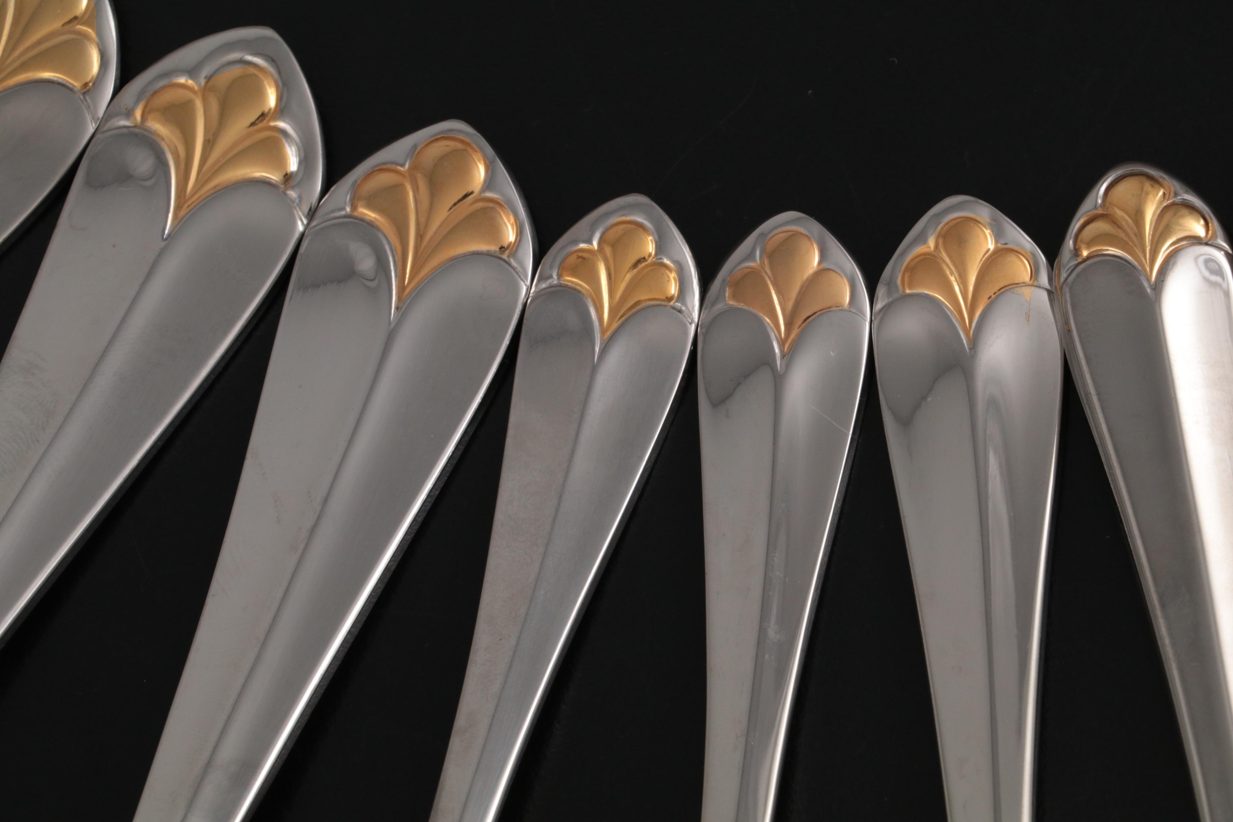 Gorham "Golden Legacy" Stainless Steel Flatware EBTH