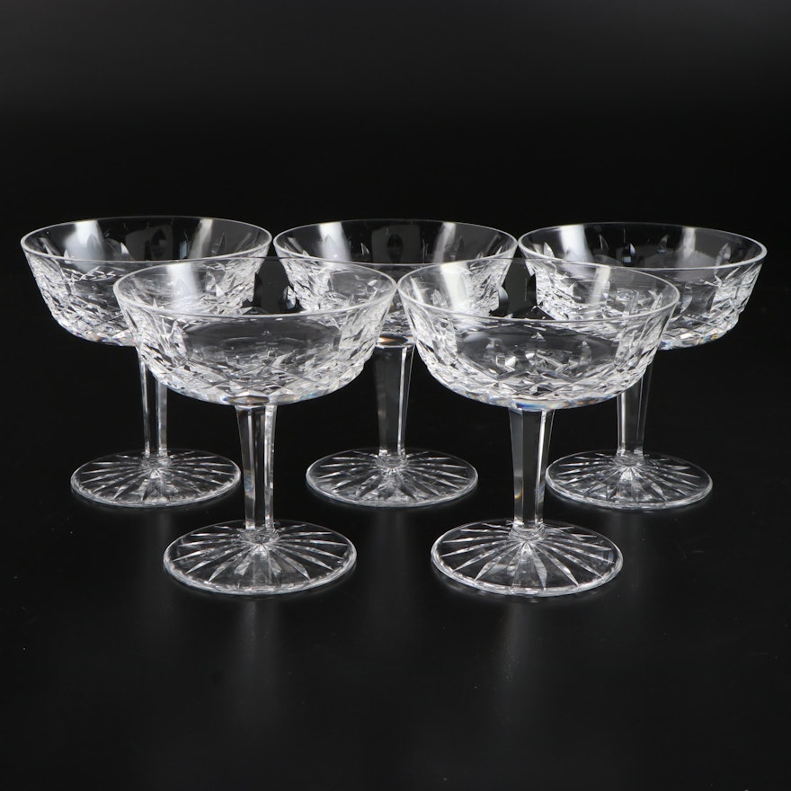 Waterford Crystal "Lismore" Champagne Coupes