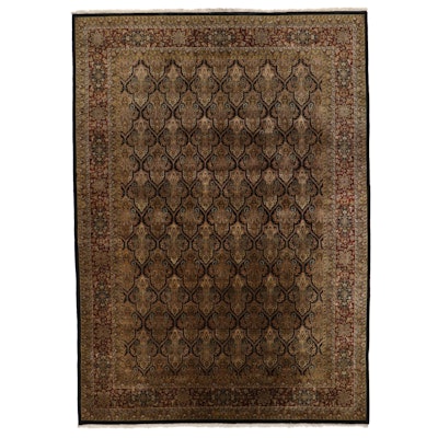 9'10 x 14' Hand-Knotted Persian Room Sized Rug
