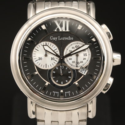 Guy Laroche Swiss Made Chronograph Wristwatch