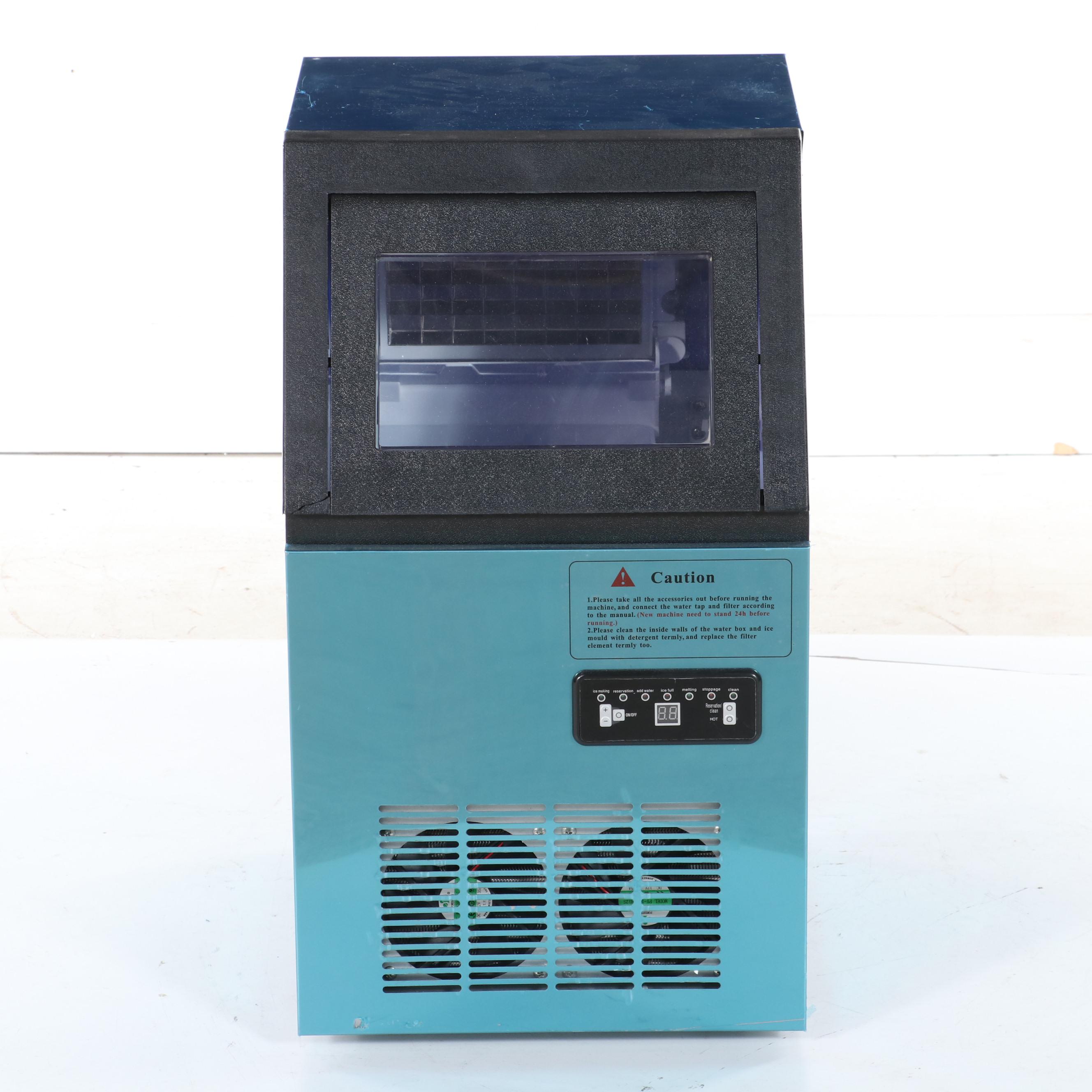 Model KS50B Small Blue Ice Maker EBTH