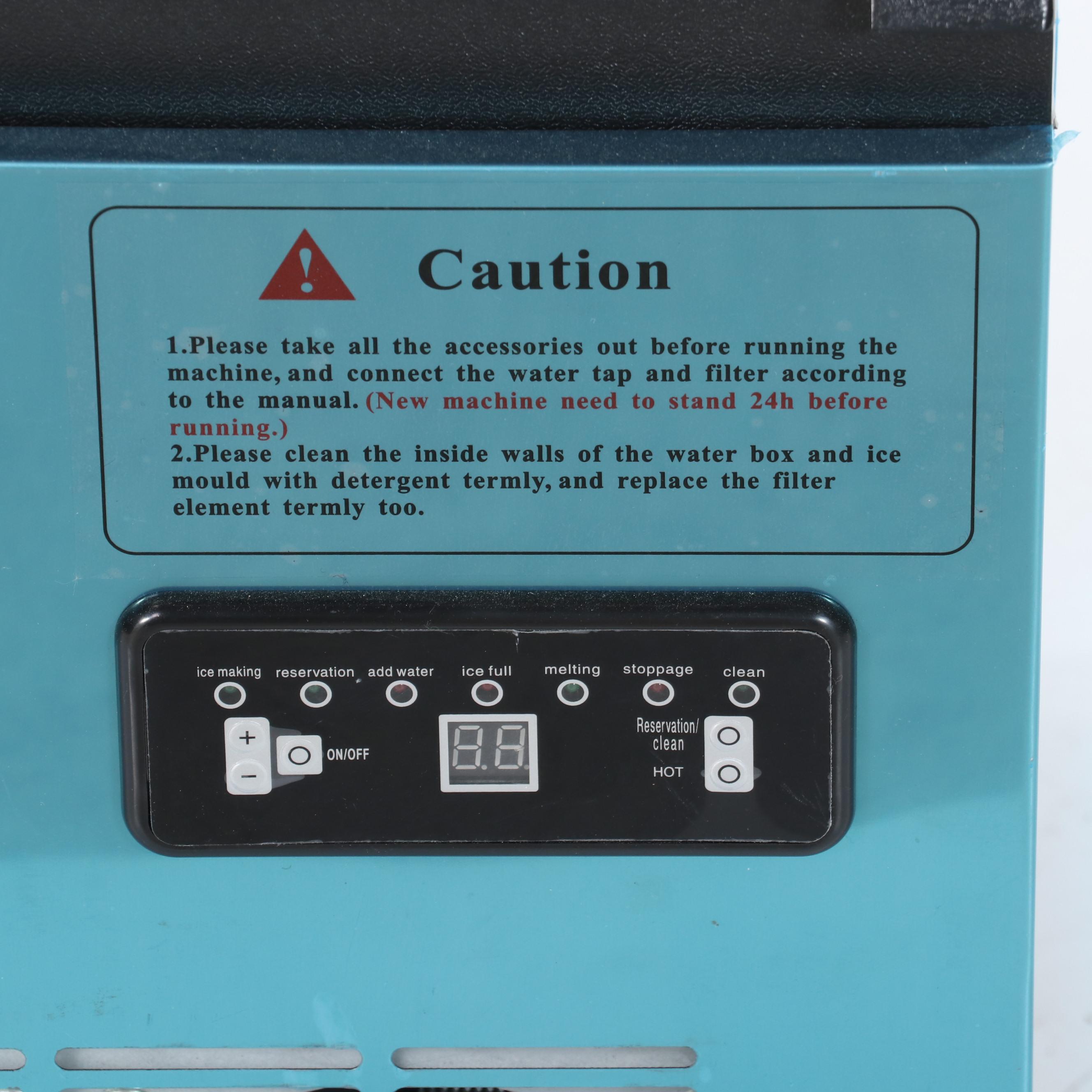 Model KS50B Small Blue Ice Maker EBTH