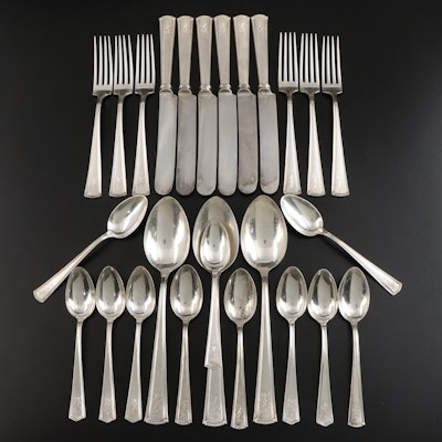 Watson "Wentworth" Sterling Silver Flatware and Serving Utensils, Early 20th C.